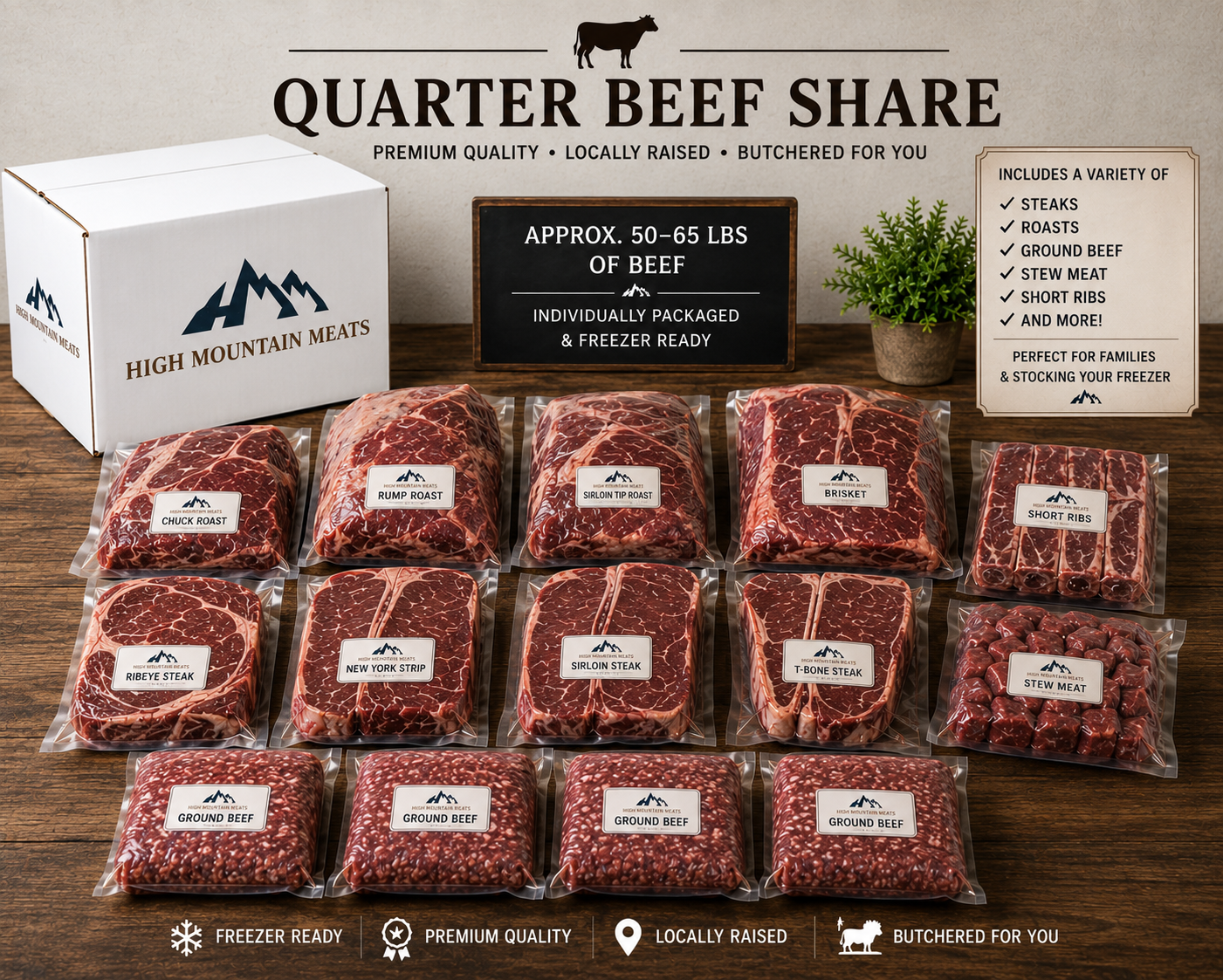 Quarter Beef Monthly Subscription